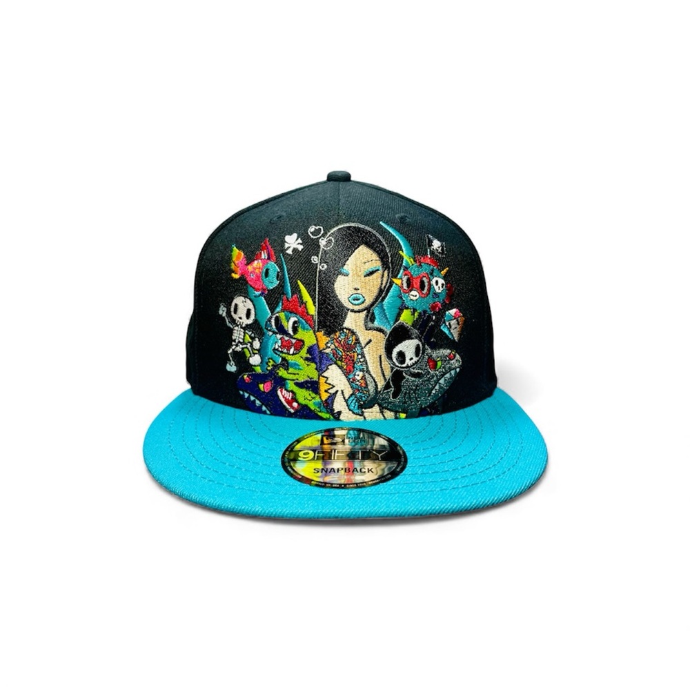 New Era 9FIFTY Tokidoki Snapback Cap Hat Mermaid Babe Under the Sea Aquatic NWT